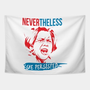 Nevertheless She Persisted - Elizabeth Warren Tapestry