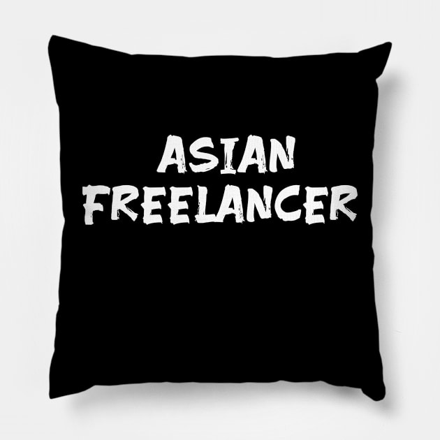 Asian Freelancer for freelancers of Asia Pillow by Spaceboyishere