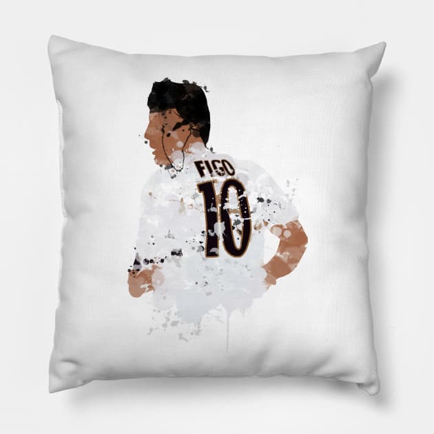 Luis Figo - Real Madrid Legend Pillow by FootballArcade