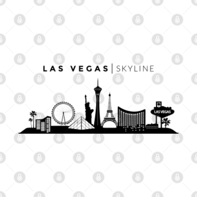 Discover Las Vegas City Skyline Travel - Las Vegas - T-Shirt