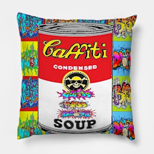 Graffiti Soup Guitar Bass Drums 7 Pillow