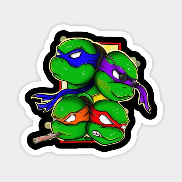 tmnt Magnet by boxermaniac