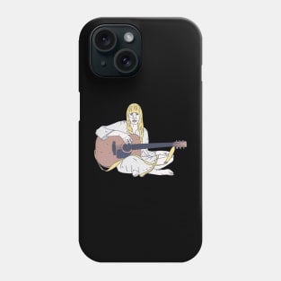 Joni Mitchell - Influential Female - Recording Artist Phone Case