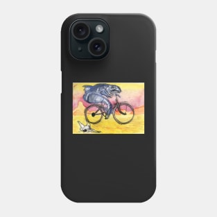 A Woman Needs a Man Like a Fish need a Bicycle Phone Case