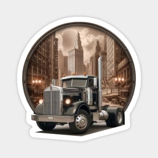 Big Rig Semi Truck 18 Wheeler Magnet