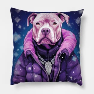 Fashionista Staffy Pillow