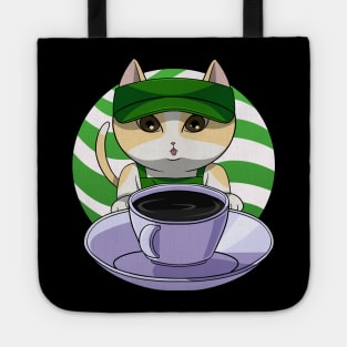 American Shorthair Cat Lover Coffee Barista Tote