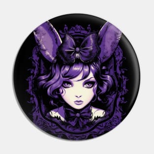 Woman With Rabbit Ears Pin