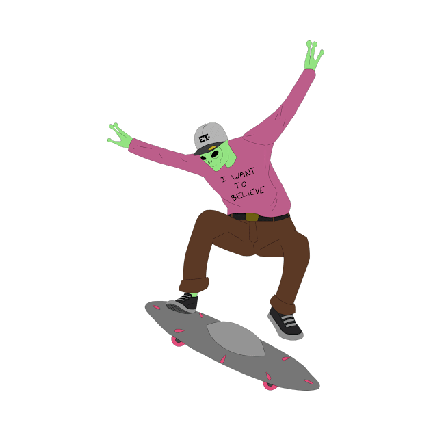 Alien Skater by Matex135