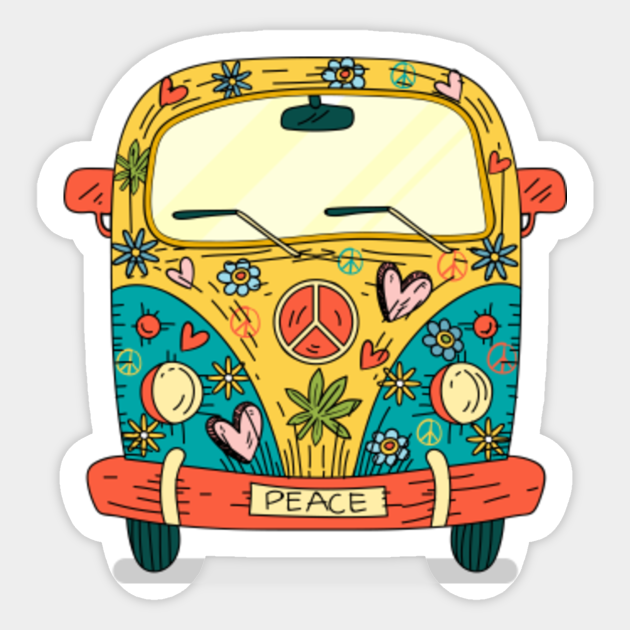 70s hippie van