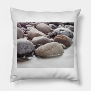 Stones on the beach 2 Pillow