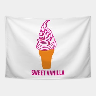 Ice Cream Vanilla Tapestry