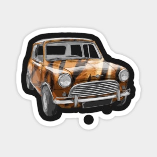 Classic Mini Tiger Print Magnet