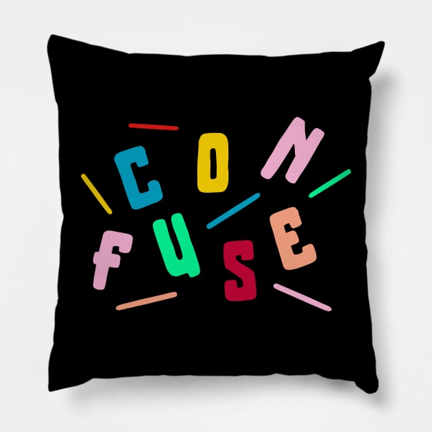 CONFUSED Pillow by DOJO STYLE