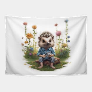 Cute Hedgehog Tapestry