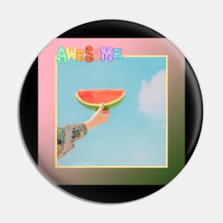 Awesome japanese style watermelon sky Pin