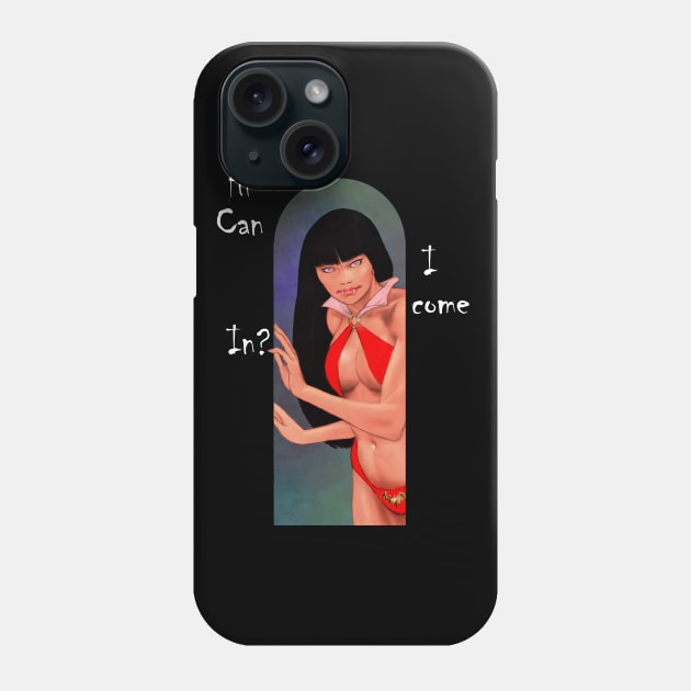 Vampirella: Can I come in? Phone Case by thecountingtree