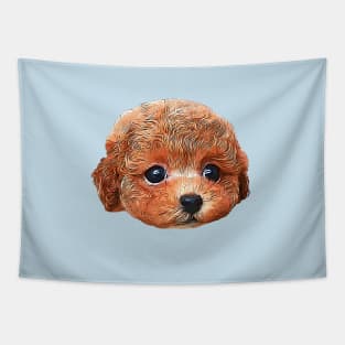 Poodle Teddy Puppy Dog Super Cute Art Tapestry