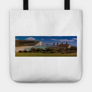 Coastguard Cottages and the Seven Sisters, England Tote