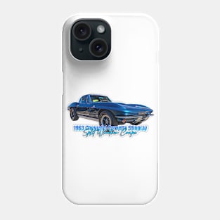 1963 Chevrolet Corvette Stingray Split Window Coupe Phone Case