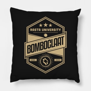 Rasta University Bomboclaat Reggae Pillow