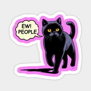 Ew People Cat Magnet