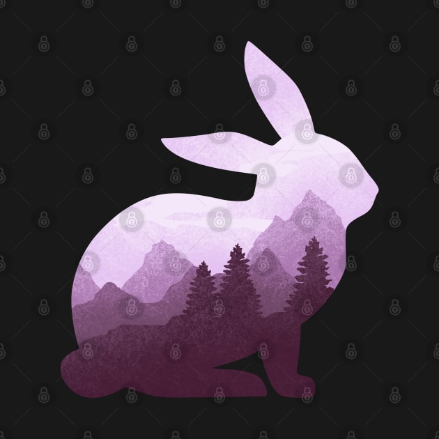 Dramabite Rabbit Bunny Hare Double Exposure Surreal Wildlife Animal by dramabite