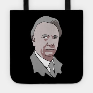 Karl Jaspers Minimal Portrait - Philosophy Tote