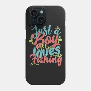 Just A Boy Who Loves Fishing Gift product Phone Case