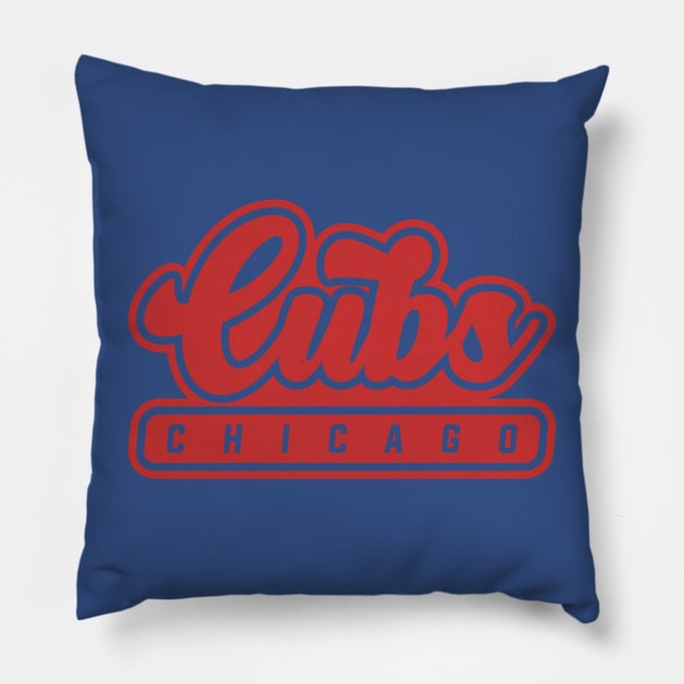 Chicago Cubs 02 Pillow by Karambol