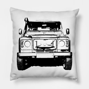 land rover - defender Pillow