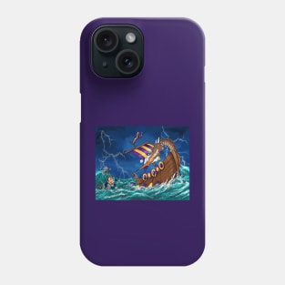 Minnesota Vikings Fans - Kings of the North vs Out to Sea Cowpokes Phone Case