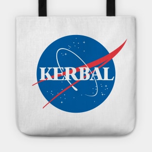 Kerbal NASA logo Tote