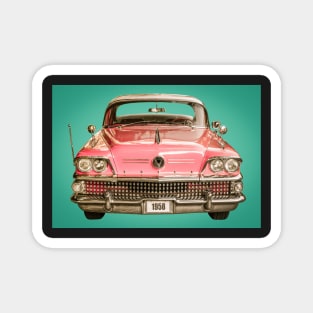 Classic Buick 1958 Century Car Magnet