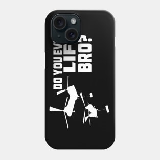 Do You Even Lift Bro? Ch-46 Sea Knight Helicopter Funny Phone Case