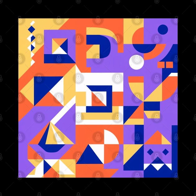 Geometric Abstract Art by SimpliPrinter