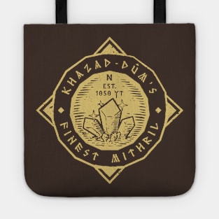 Khazad-Dum's Finest Mithril - gold Tote