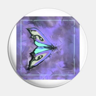 Purple butterfly Pin