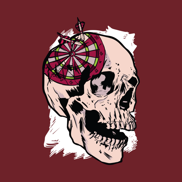 Skull Dartboard by LR_Collections