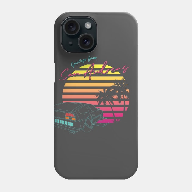 Greetings from San Andreas Phone Case by wiwitaek