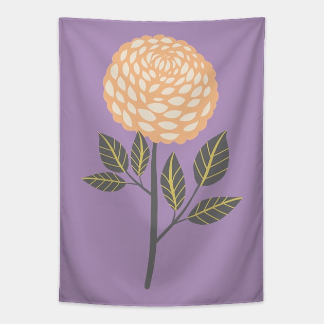 Dahlia Tapestry by Rebelform