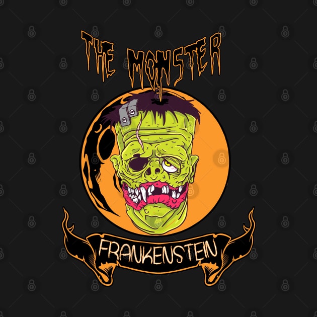 THE MONSTER FRANKENSTEIN-Happy Halloween by KrasiStaleva
