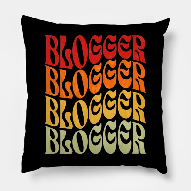 Blogger Pillow by starryskin