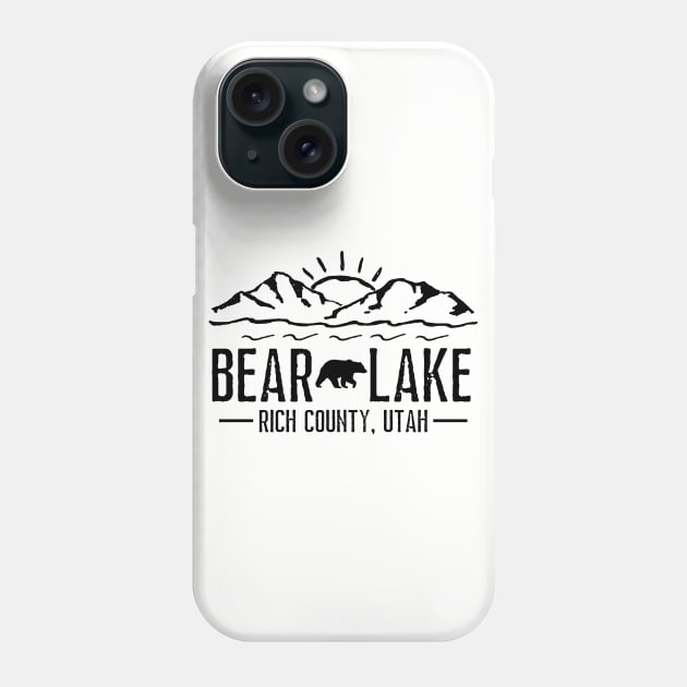 Bear Lake Utah Mountain Skiing Hiking Fishing Boating Phone Case by MalibuSun