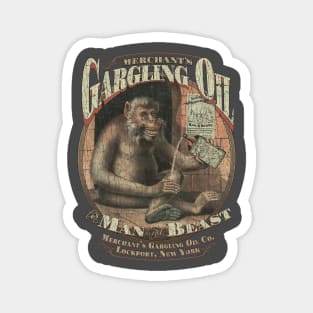 Merchant's Gargling Oil 1833 Magnet