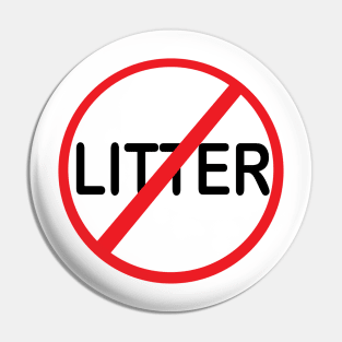 DO Not LITTER Pin