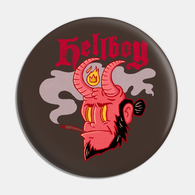 Hellboy Pin by atomiqueacorn