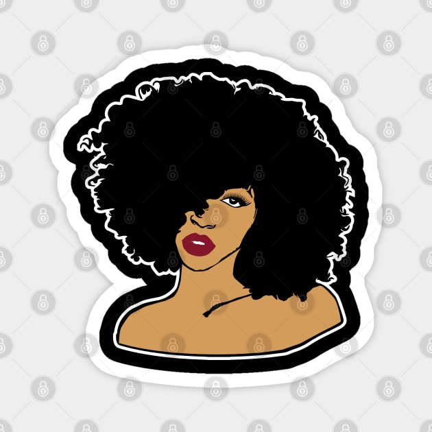 Black Woman, African American, Black Lives Matter, Black History Magnet by UrbanLifeApparel