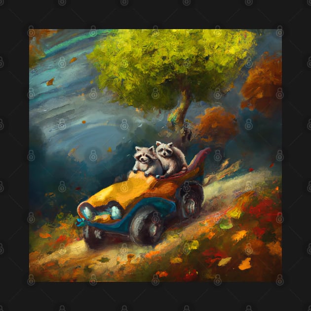 Racoon Joyride by DespairWares