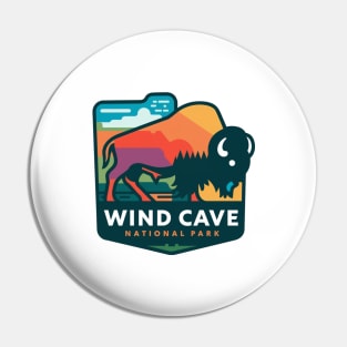 Bison Wind Cave National Park Pin